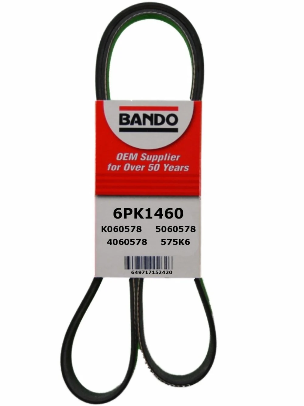 Bando 6PK1460 Accessory Drive Belt - Water Pump and Alternator