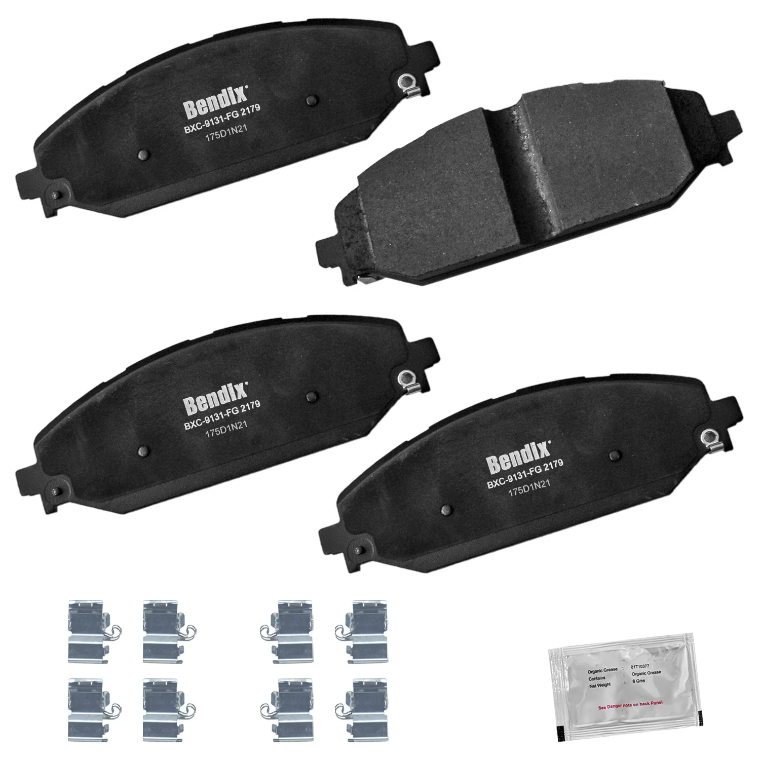 Bendix Friction CFC2179 Disc Brake Pad Set - Front