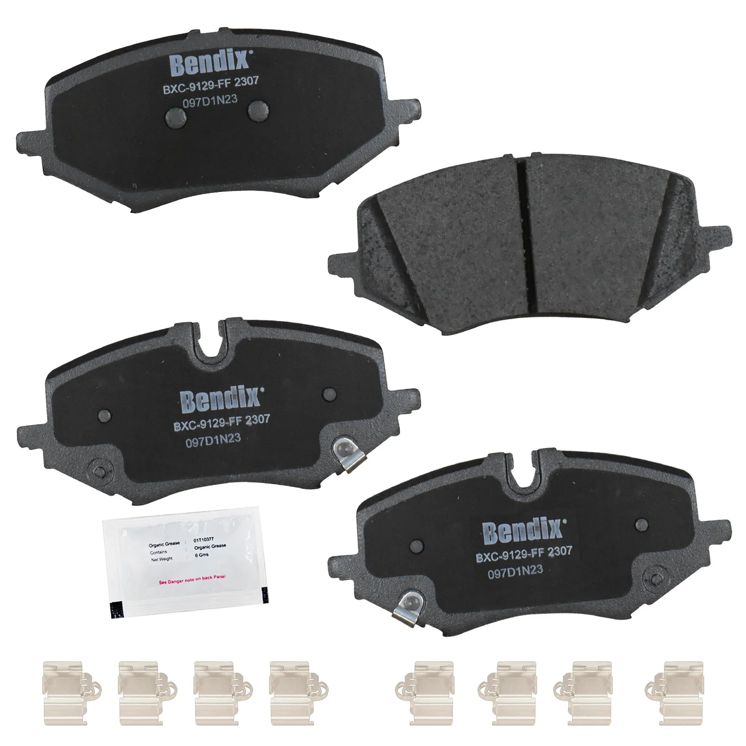 Bendix Friction CFC2307 Disc Brake Pad Set - Front