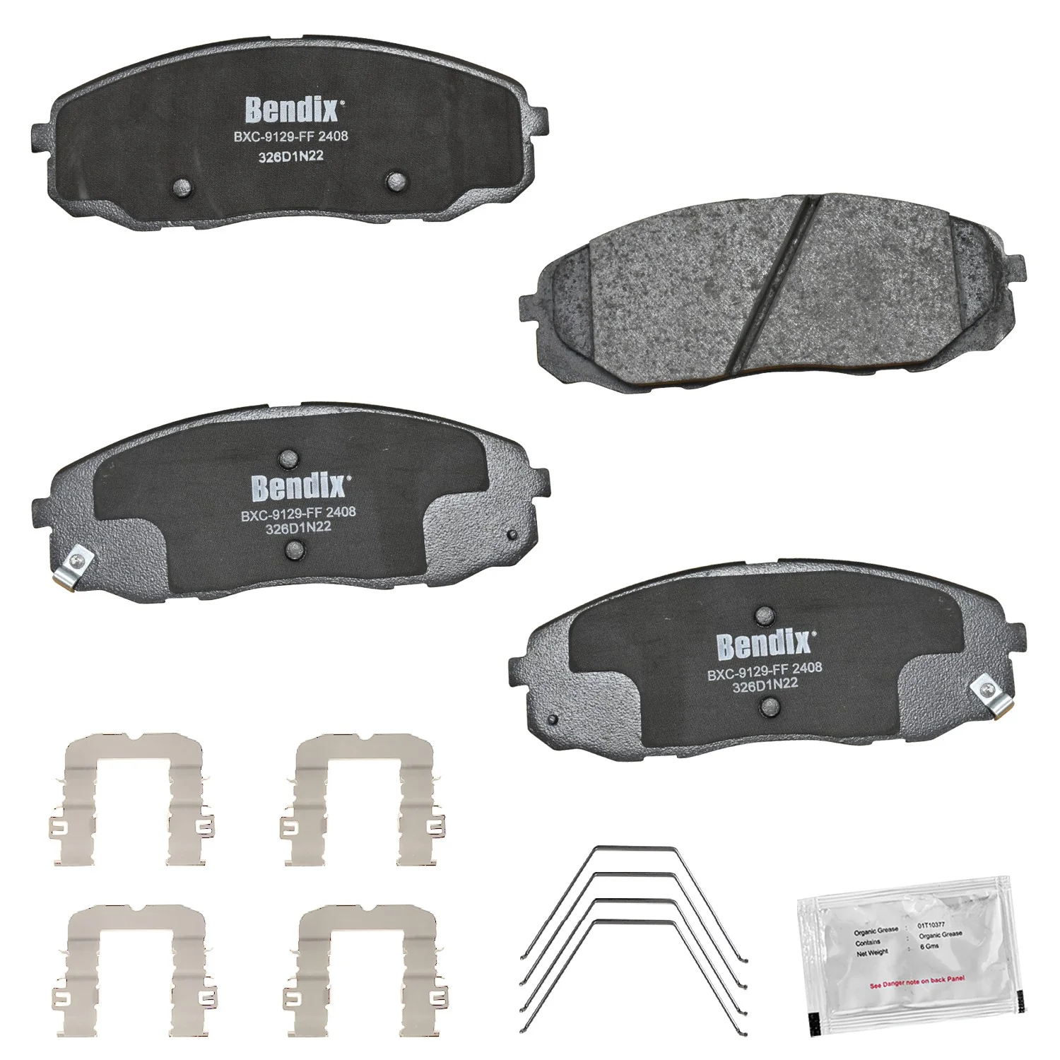 Bendix Friction CFC2408 Disc Brake Pad Set - Front