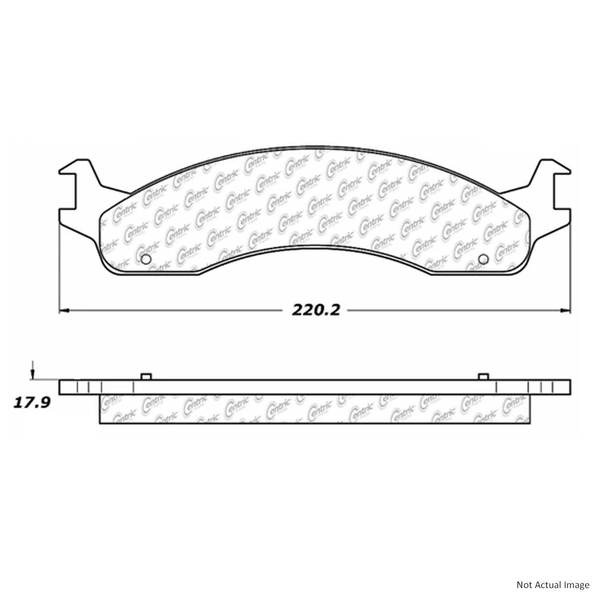 Centric 106.06551 Disc Brake Pad Set - Front