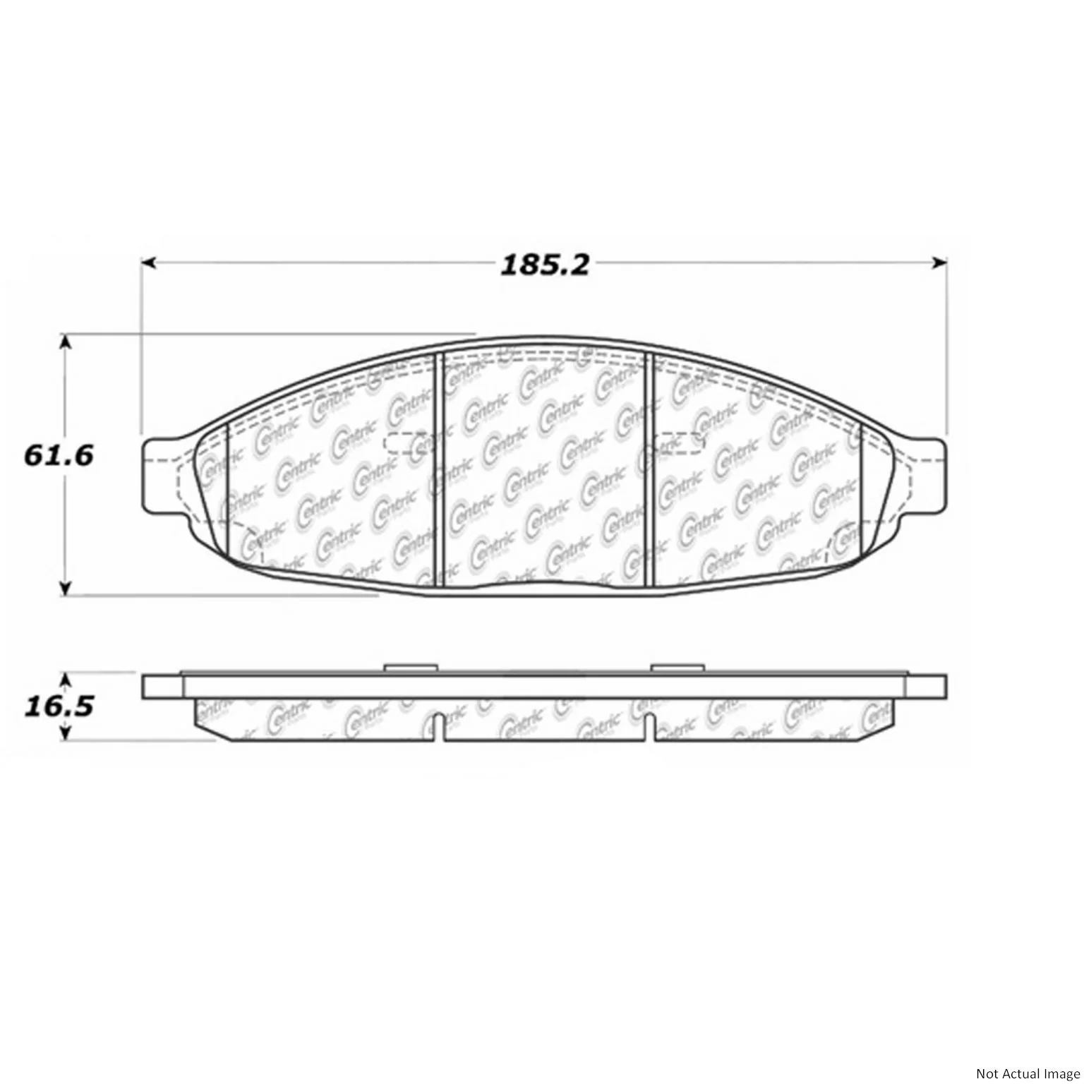 Centric 106.09970 Disc Brake Pad Set - Front