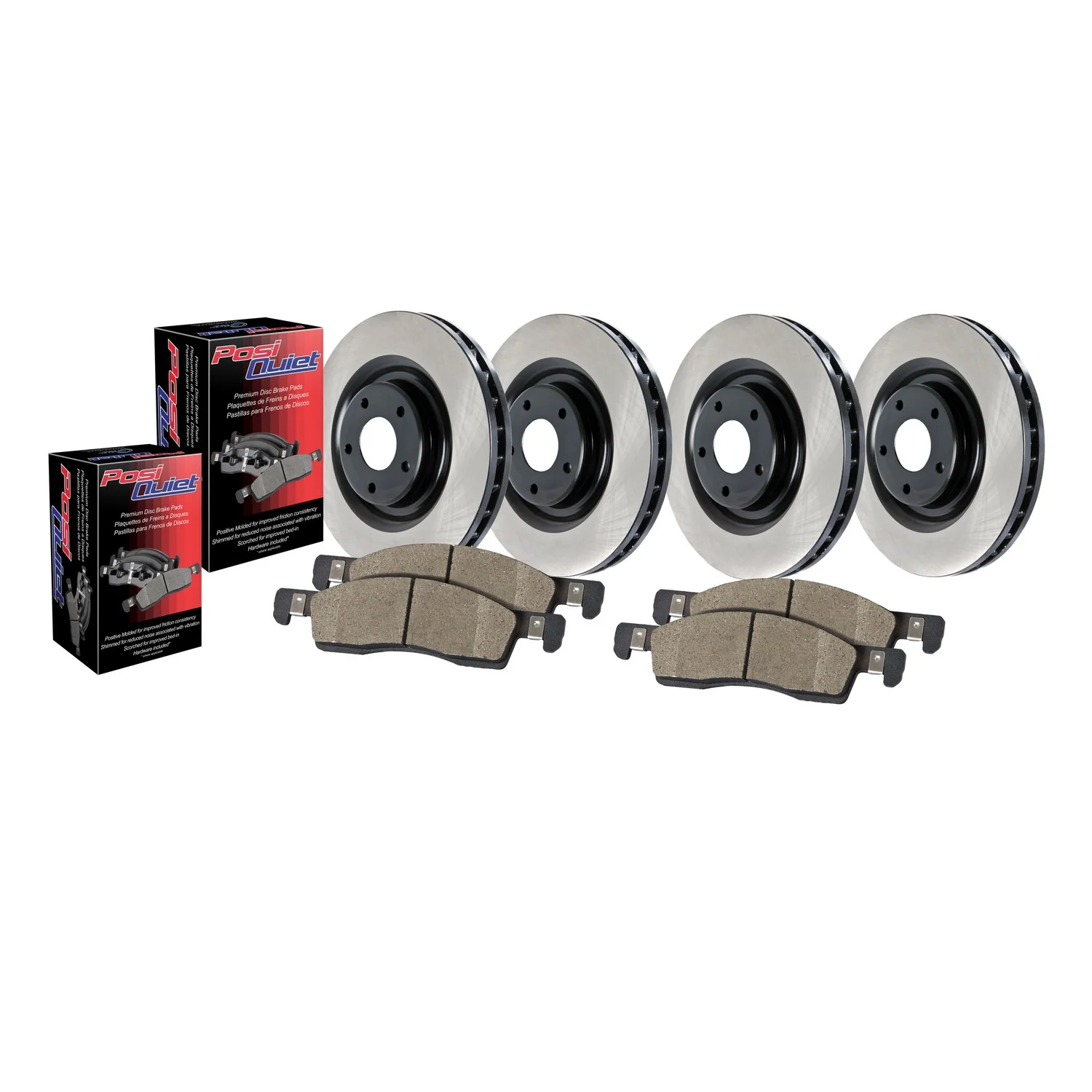 Centric 906.34047 Disc Brake Kit - Front and Rear