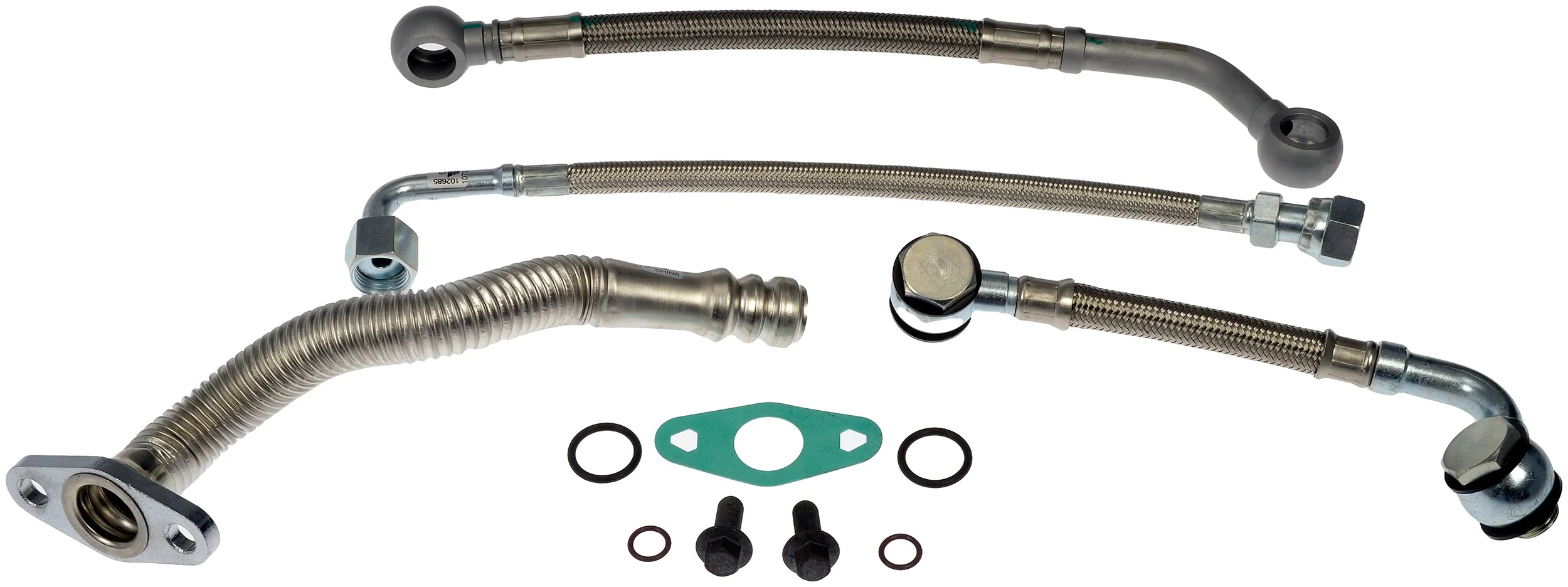 Dorman 667-060 Turbocharger Coolant and Oil Supply / Return Line Kit