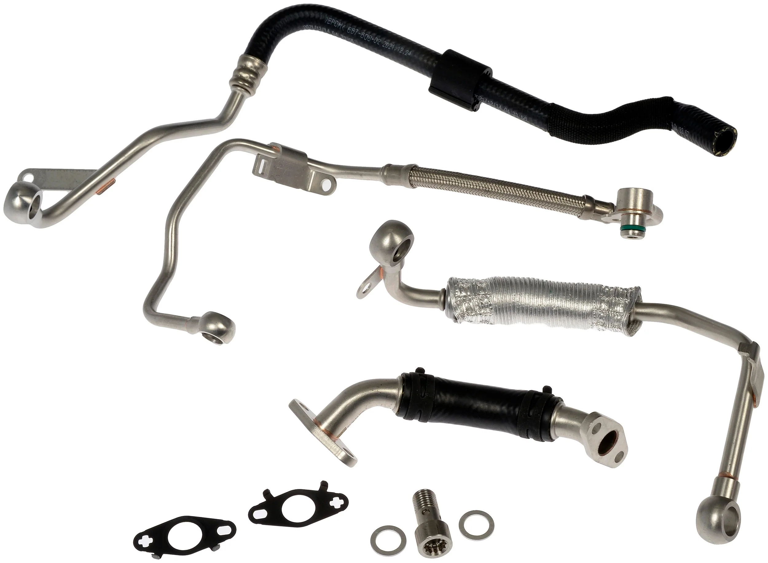 Dorman 667-072 Turbocharger Coolant and Oil Supply / Return Line Kit