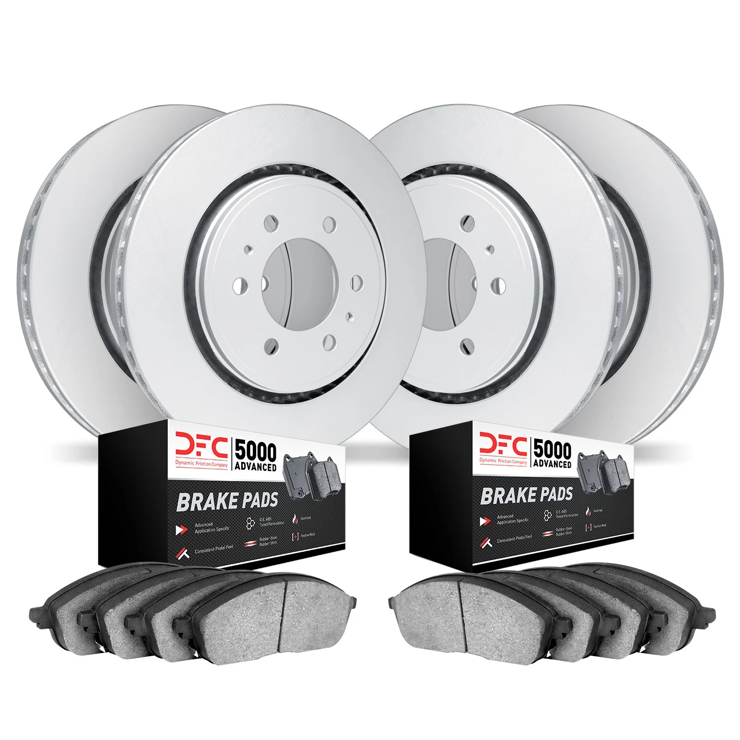 Dynamite Friction 4504-40025 Disc Brake Kit - Front and Rear