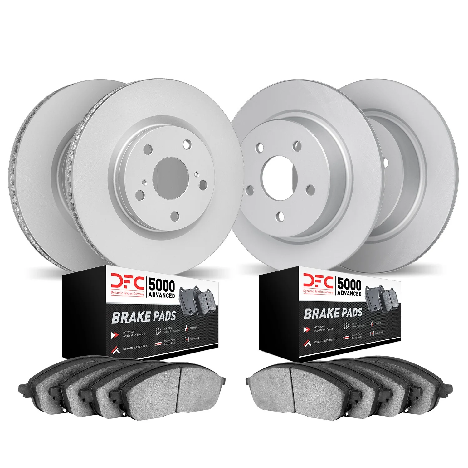 Dynamite Friction 4504-46059 Disc Brake Kit - Front and Rear