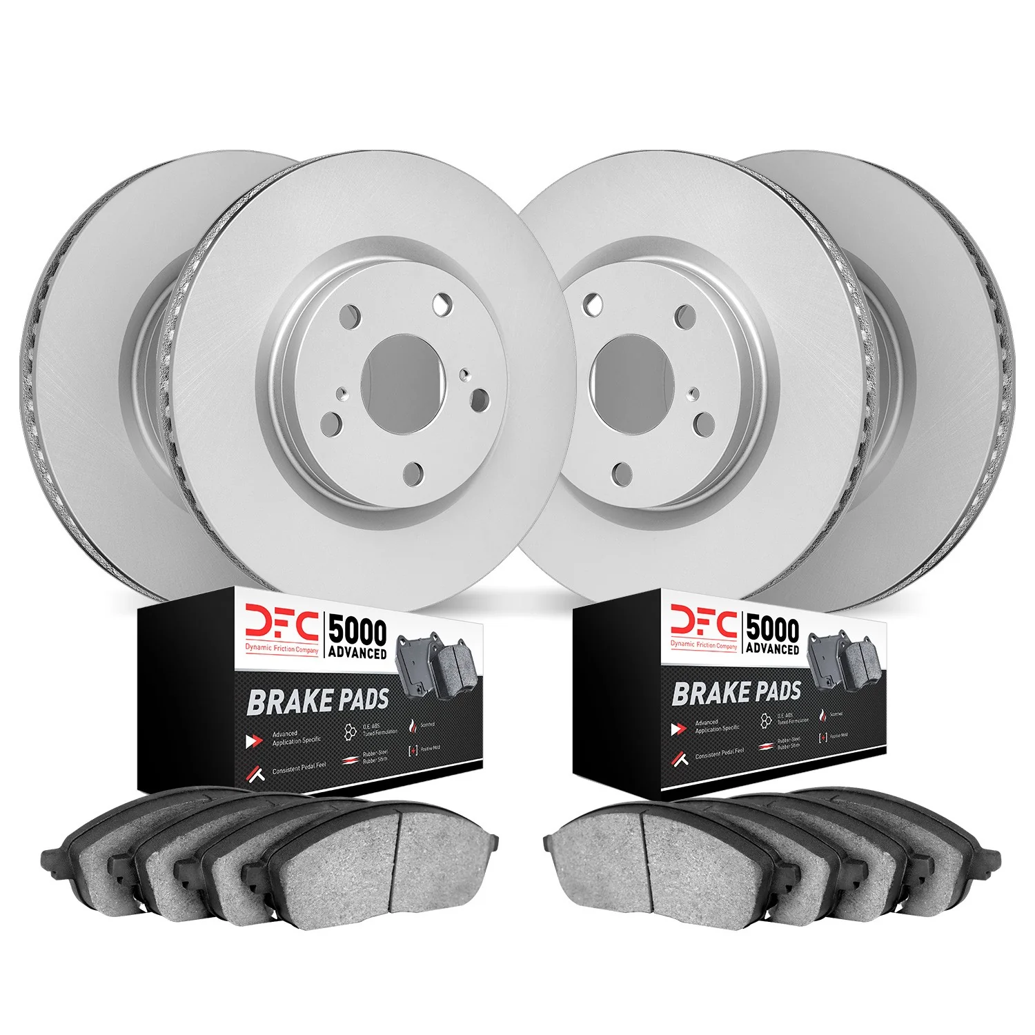 Dynamite Friction 4504-74040 Disc Brake Kit - Front and Rear