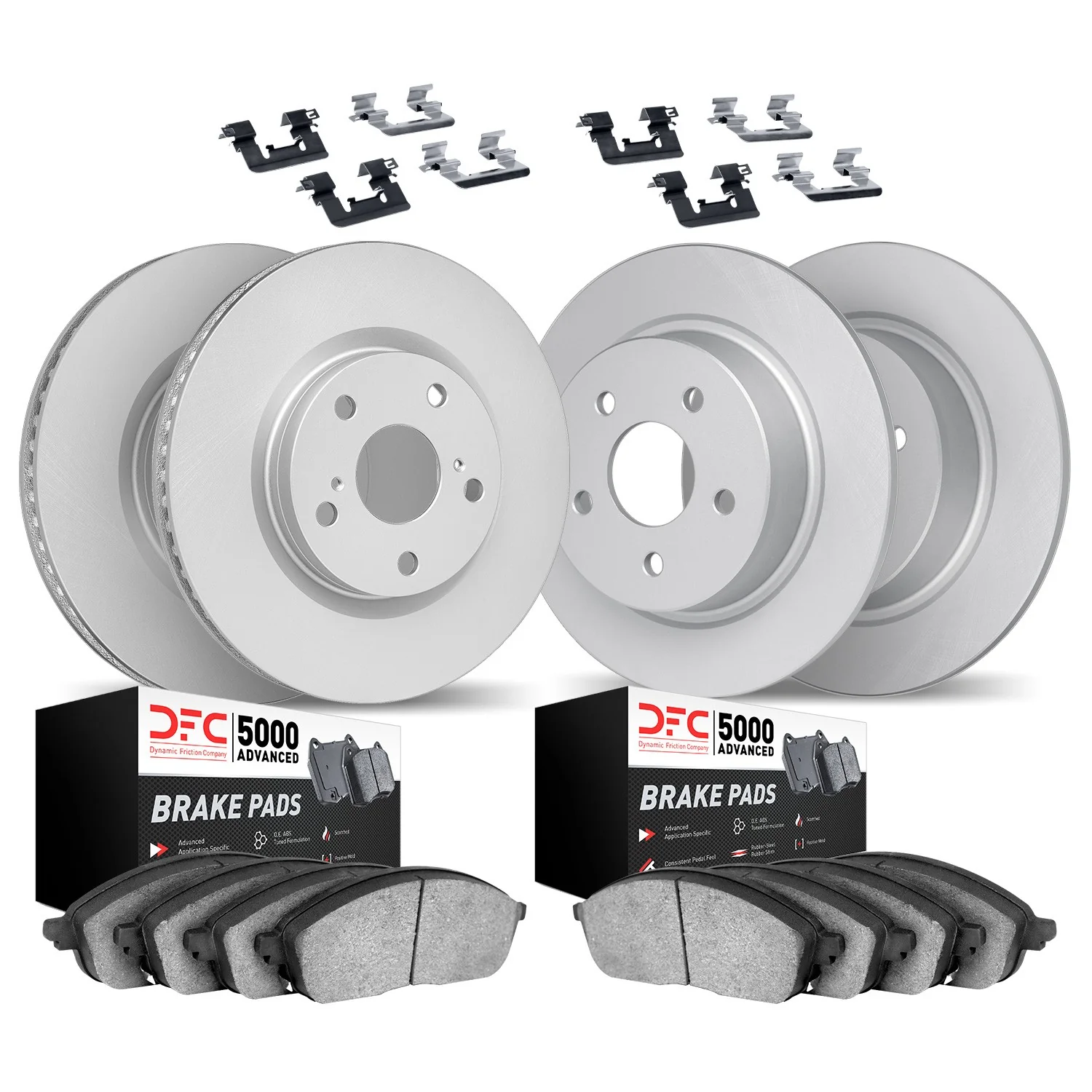 Dynamite Friction 4514-27043 Disc Brake Kit - Front and Rear