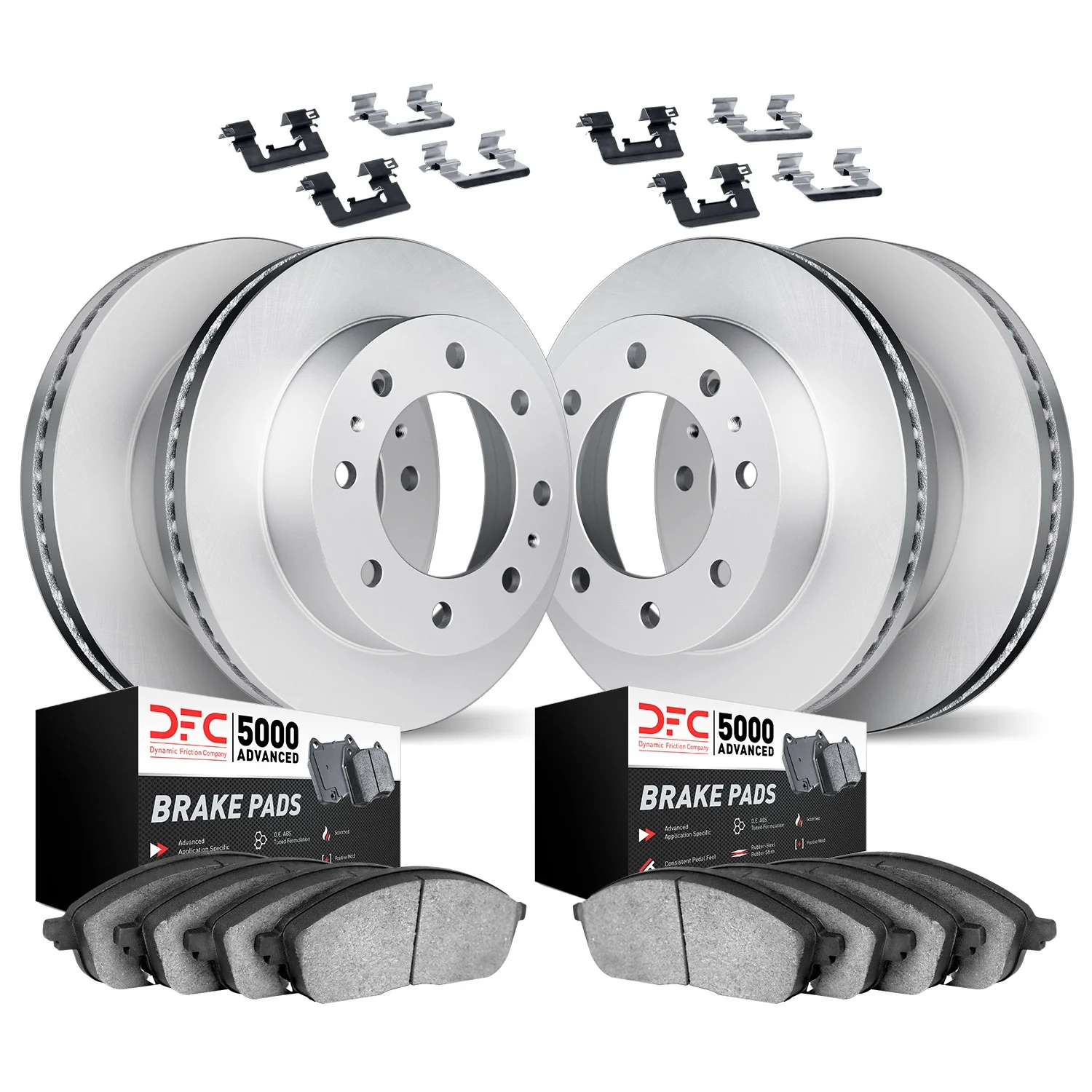 Dynamite Friction 4514-40096 Disc Brake Kit - Front and Rear