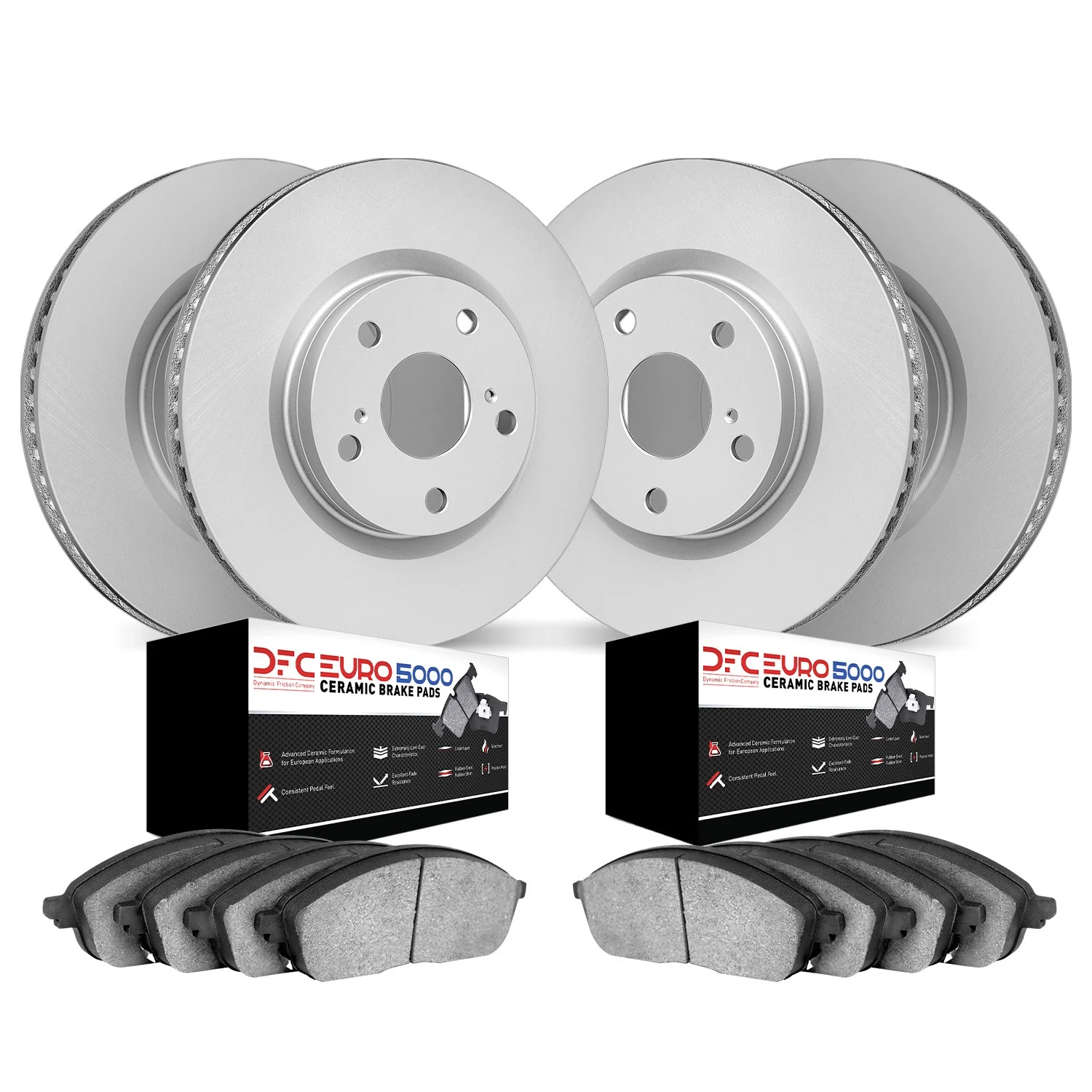 Dynamite Friction 4604-02000 Disc Brake Kit - Front and Rear