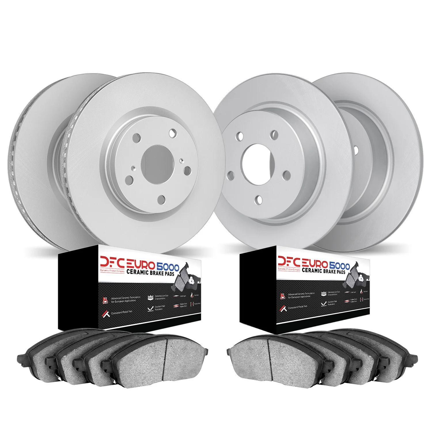Dynamite Friction 4604-10235 Disc Brake Kit - Front and Rear
