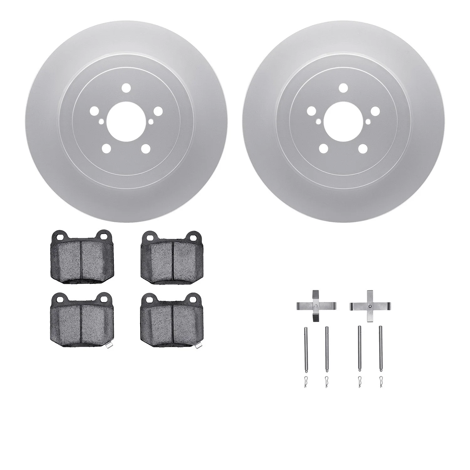 Dynamite Friction 4612-13009 Disc Brake Kit - Rear