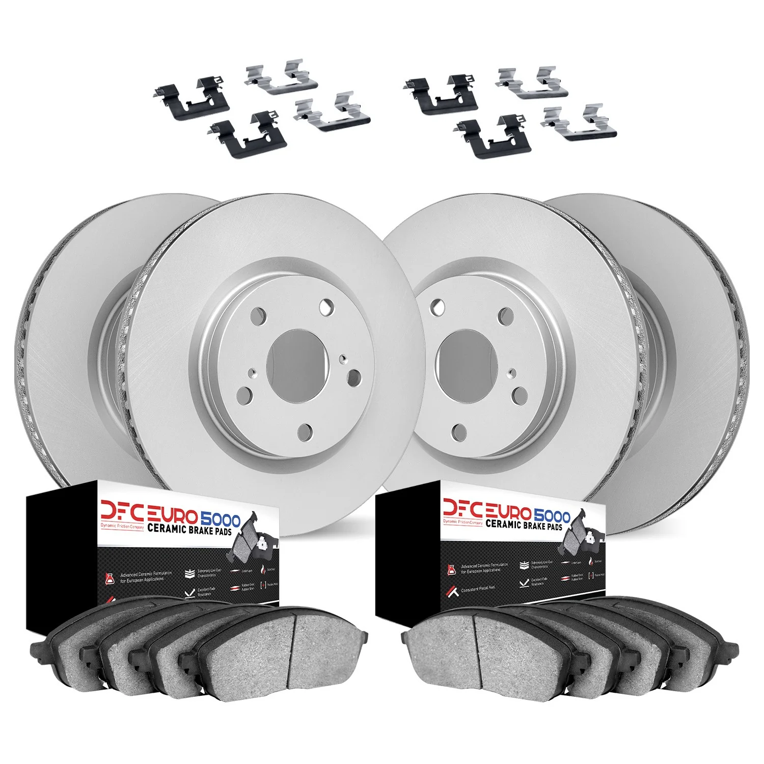 Dynamite Friction 4614-10905 Disc Brake Kit - Front and Rear