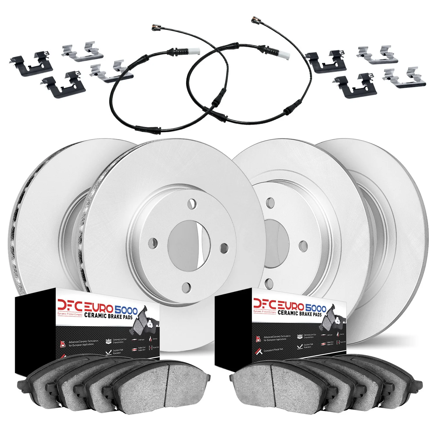 Dynamite Friction 4624-10133 Disc Brake Kit - Front and Rear