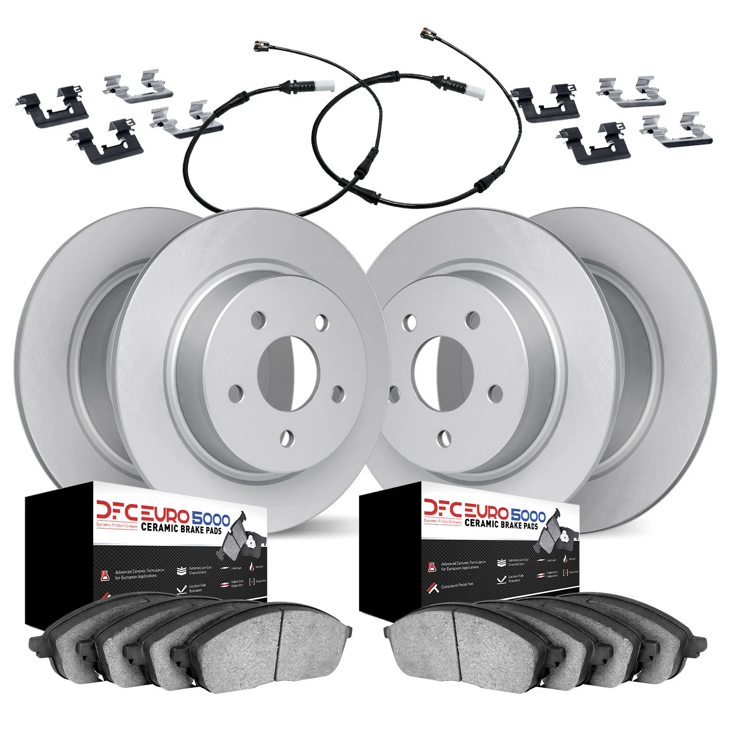 Dynamite Friction 4624-10164 Disc Brake Kit - Front and Rear
