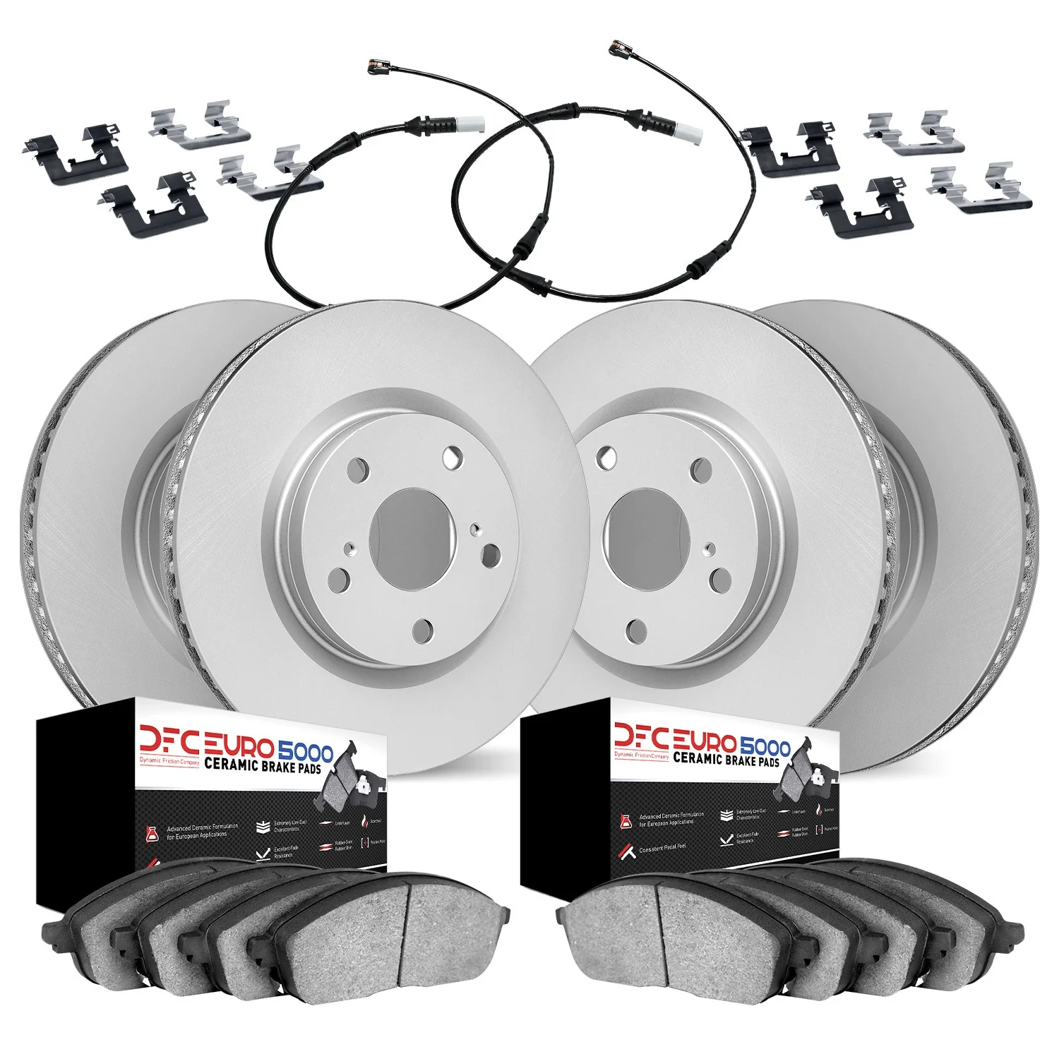 Dynamite Friction 4624-12439 Disc Brake Kit - Front and Rear