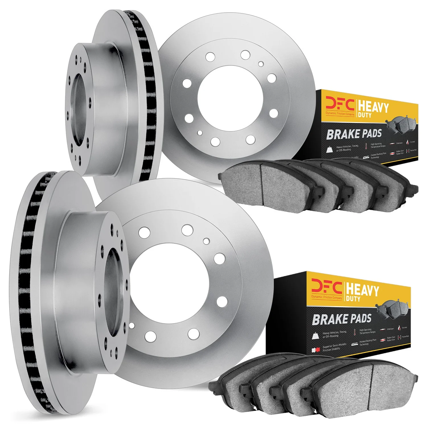 Dynamite Friction 6204-48486 Disc Brake Kit - Front and Rear