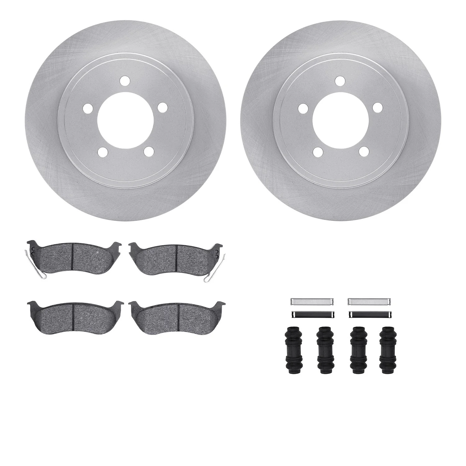 Dynamite Friction 6212-54017 Disc Brake Kit - Rear