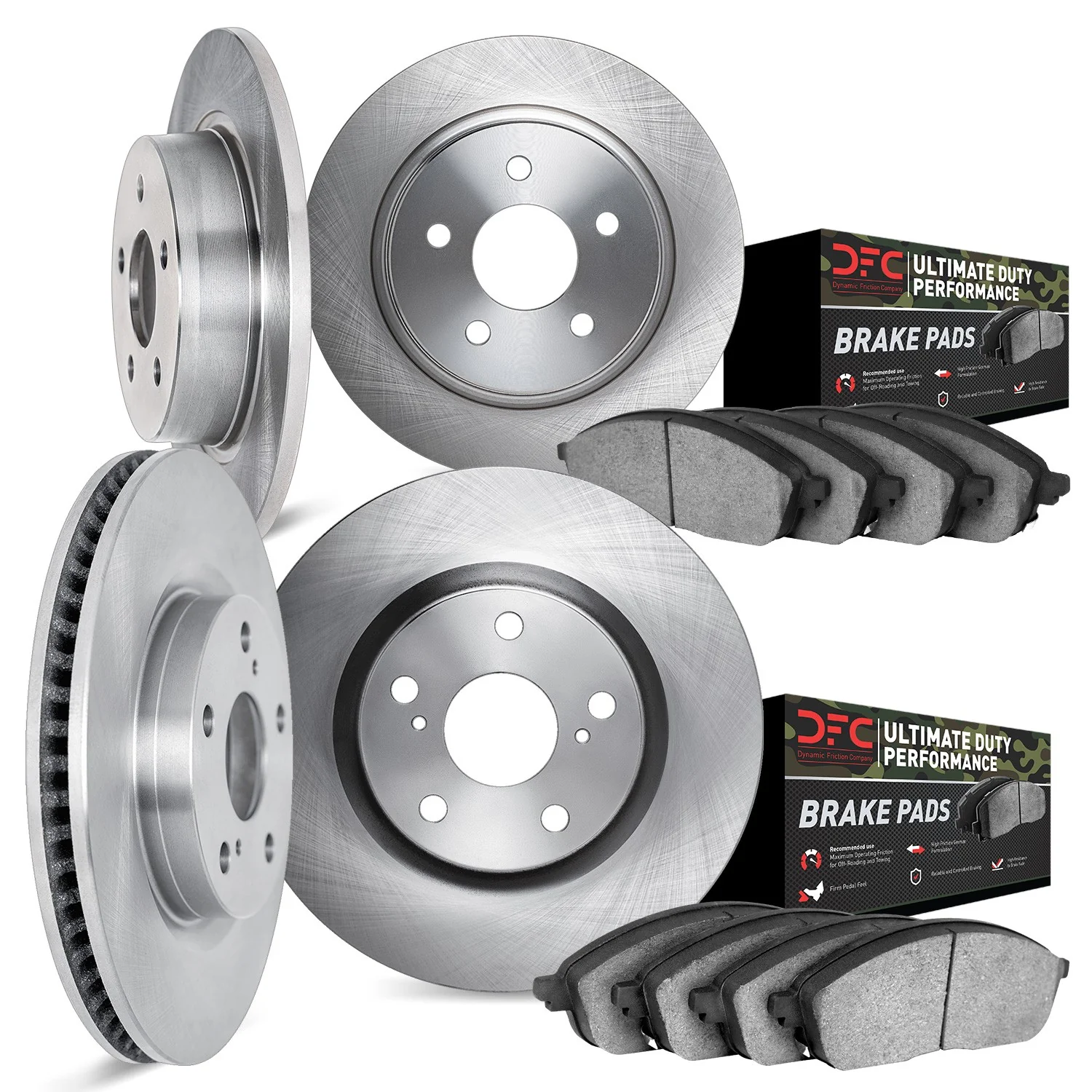 Dynamite Friction 6404-42009 Disc Brake Kit - Front and Rear