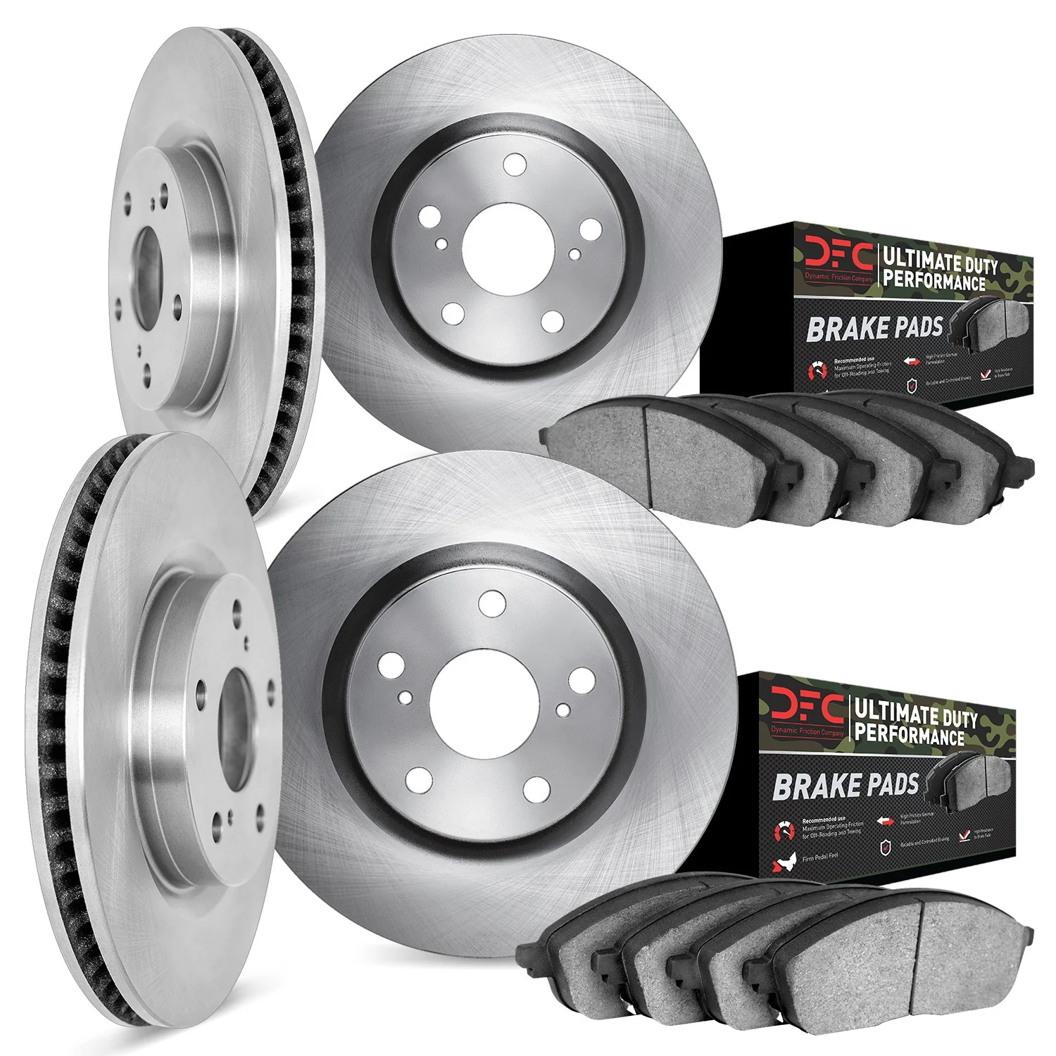 Dynamite Friction 6404-42015 Disc Brake Kit - Front and Rear
