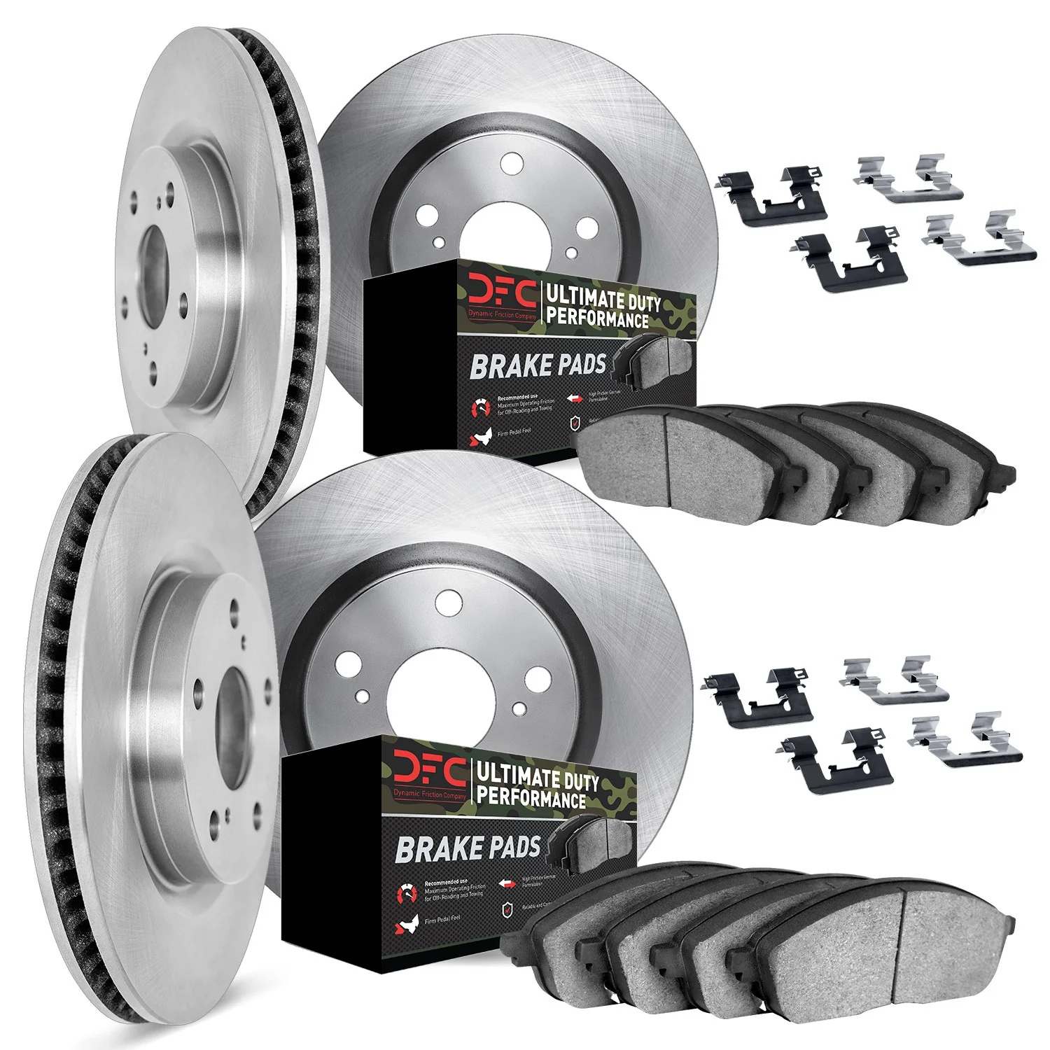 Dynamite Friction 6414-42014 Disc Brake Kit - Front and Rear