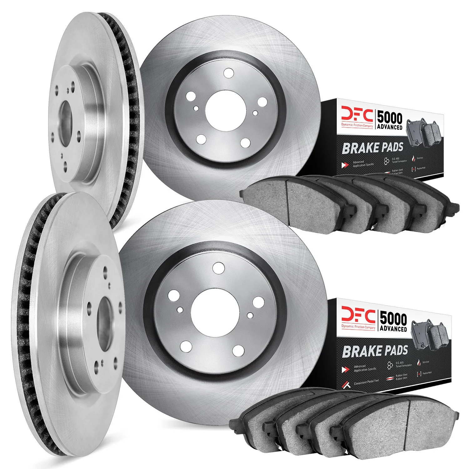 Dynamite Friction 6504-47909 Disc Brake Kit - Front and Rear