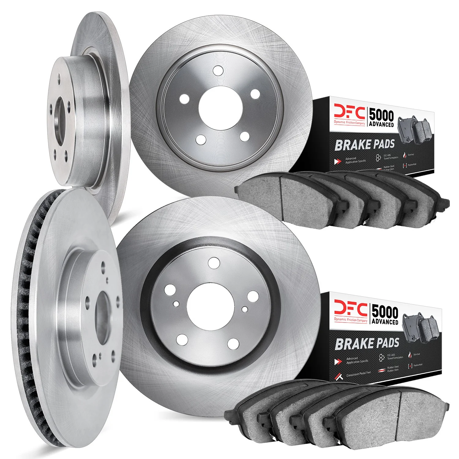 Dynamite Friction 6504-54133 Disc Brake Kit - Front and Rear