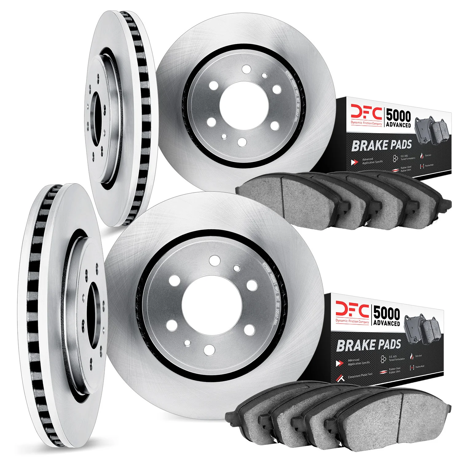 Dynamite Friction 6504-63011 Disc Brake Kit - Front and Rear