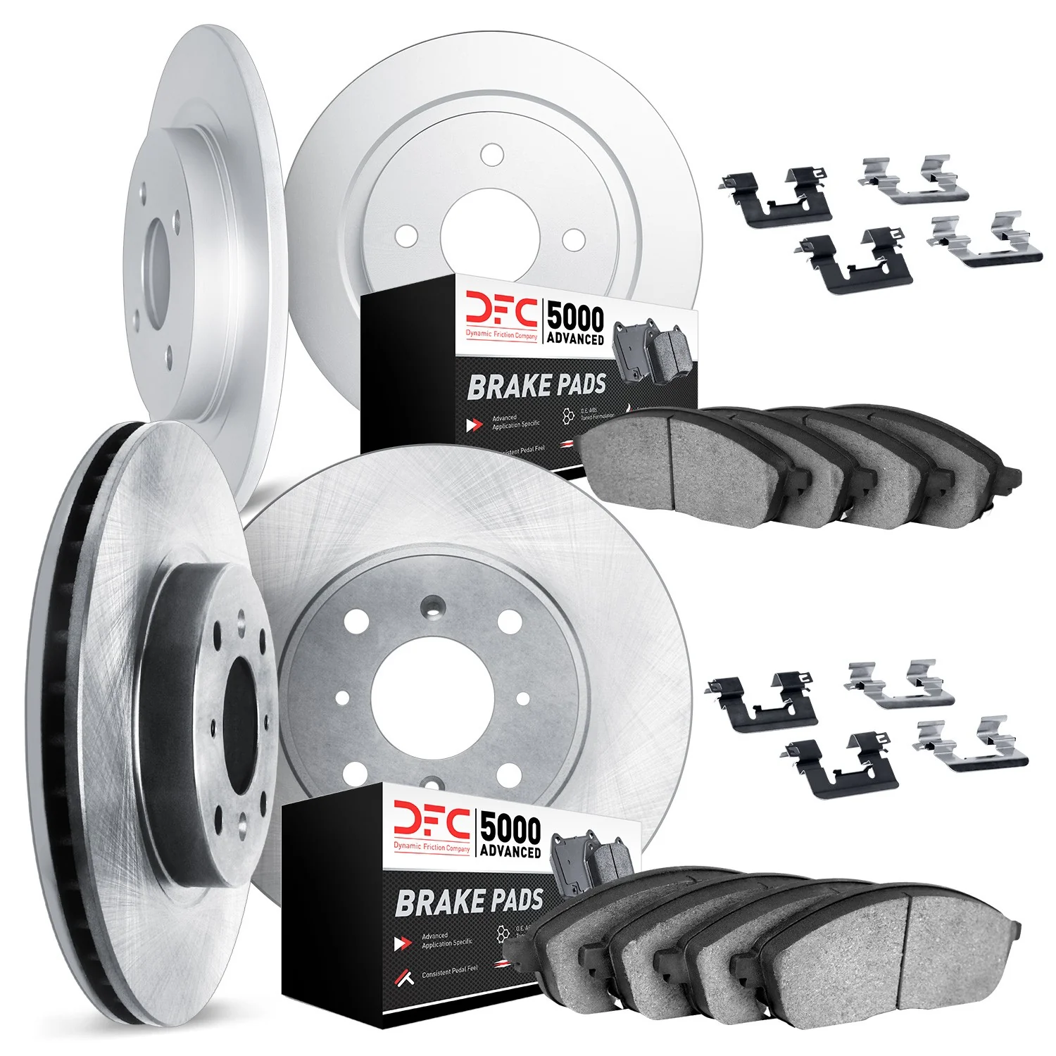 Dynamite Friction 6514-20020 Disc Brake Kit - Front and Rear