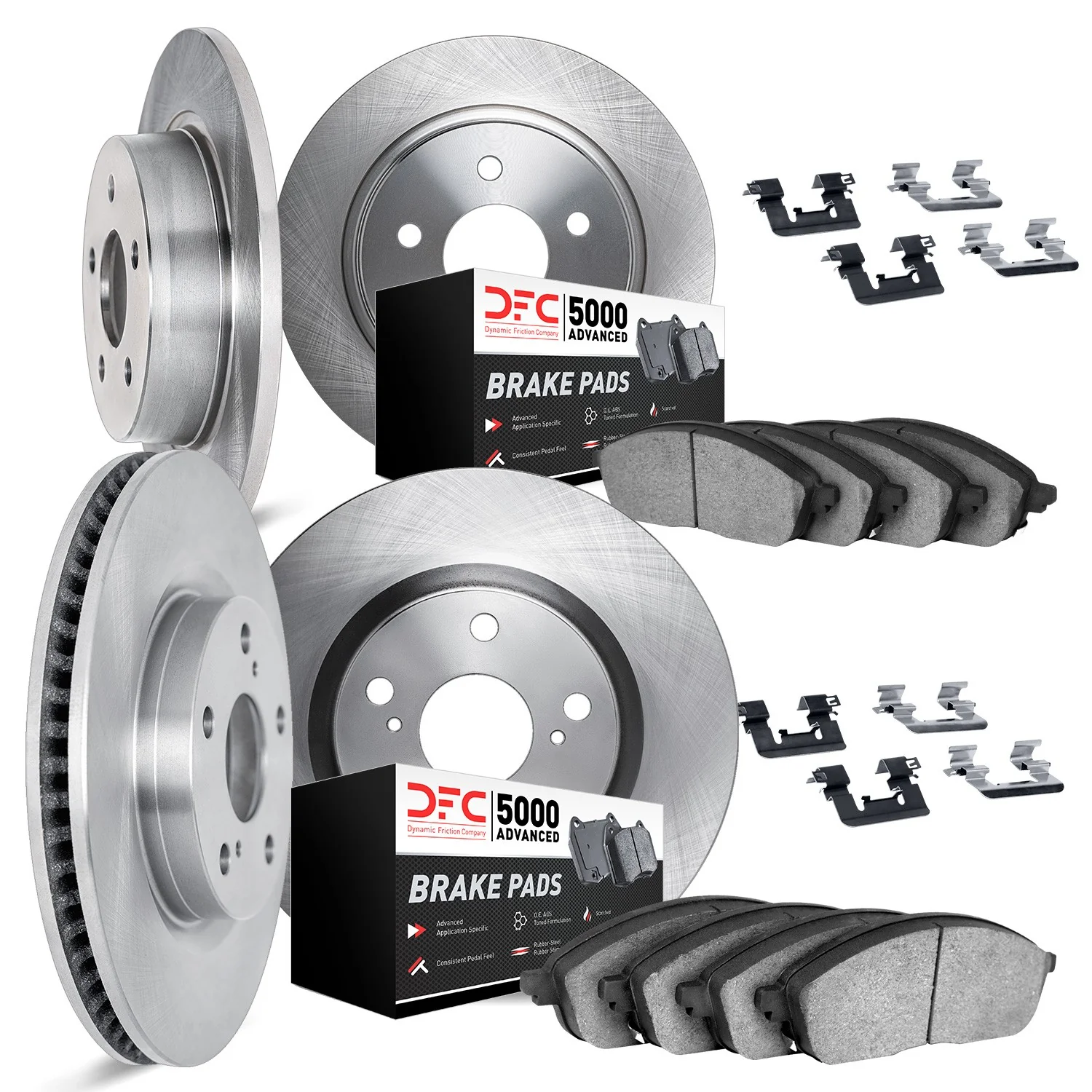 Dynamite Friction 6514-39020 Disc Brake Kit - Front and Rear