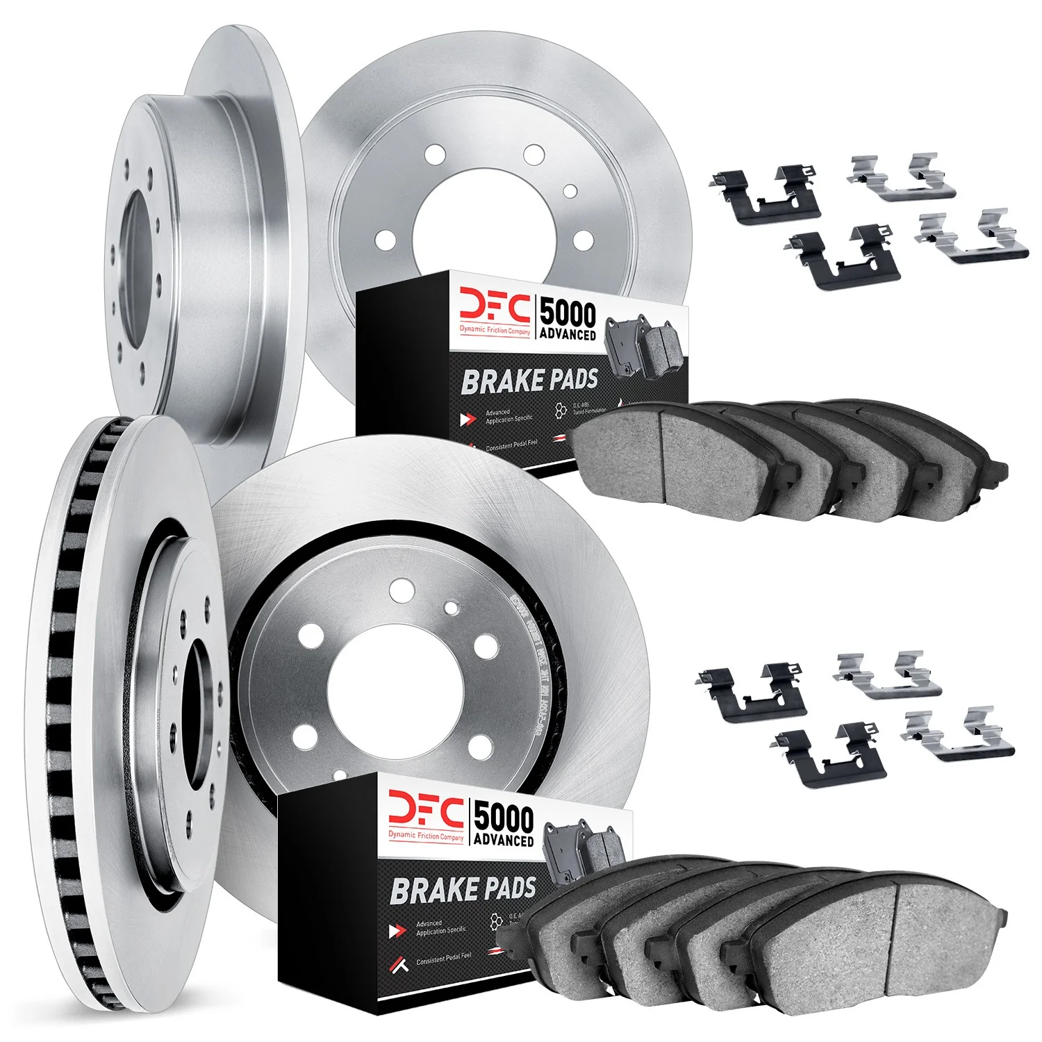 Dynamite Friction 6514-40024 Disc Brake Kit - Front and Rear
