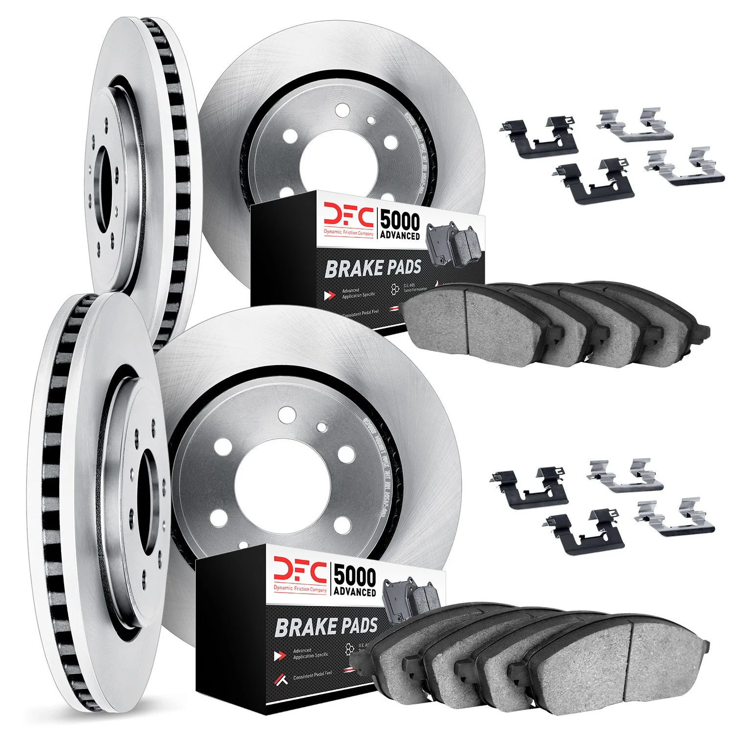 Dynamite Friction 6514-40025 Disc Brake Kit - Front and Rear
