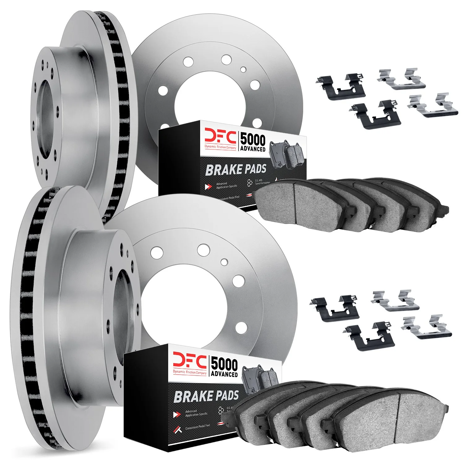 Dynamite Friction 6514-54012 Disc Brake Kit - Front and Rear