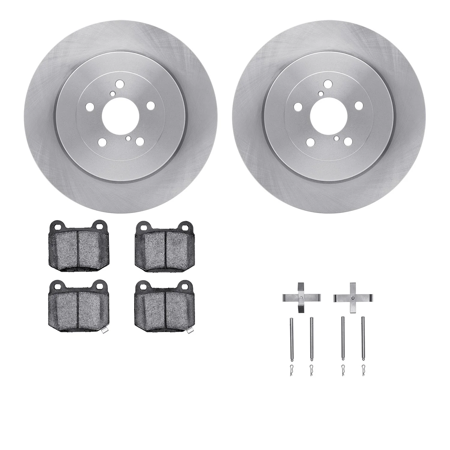 Dynamite Friction 6612-13015 Disc Brake Kit - Rear