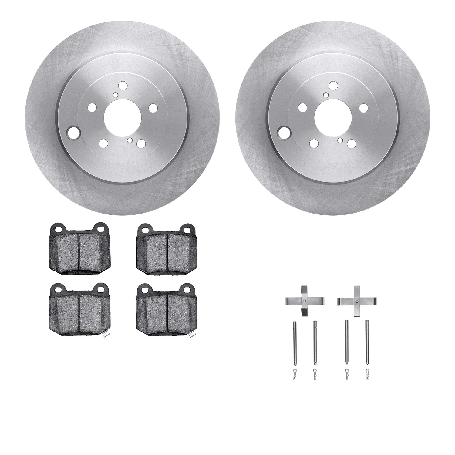 Dynamite Friction 6612-13055 Disc Brake Kit - Rear
