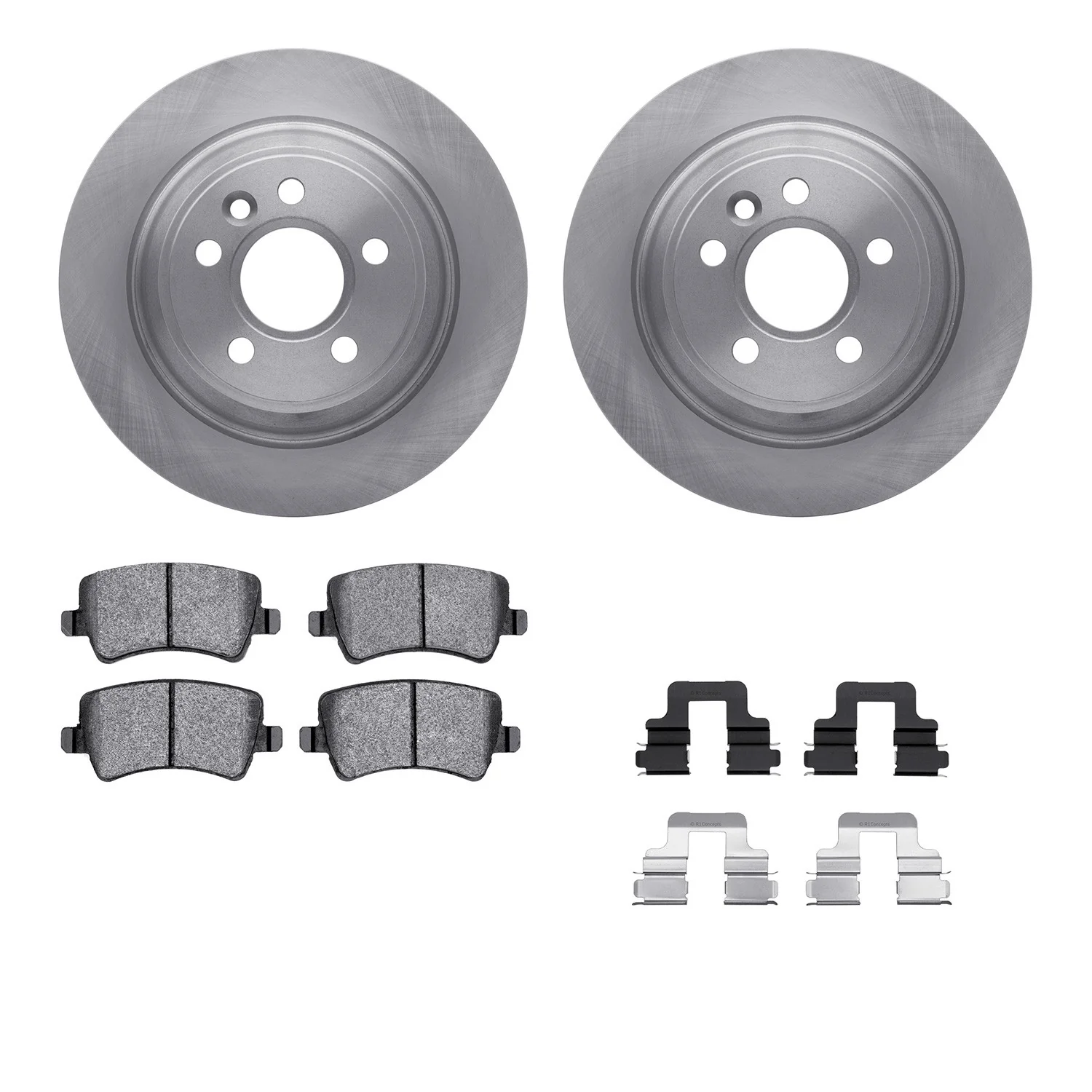 Dynamite Friction 6612-27154 Disc Brake Kit - Rear
