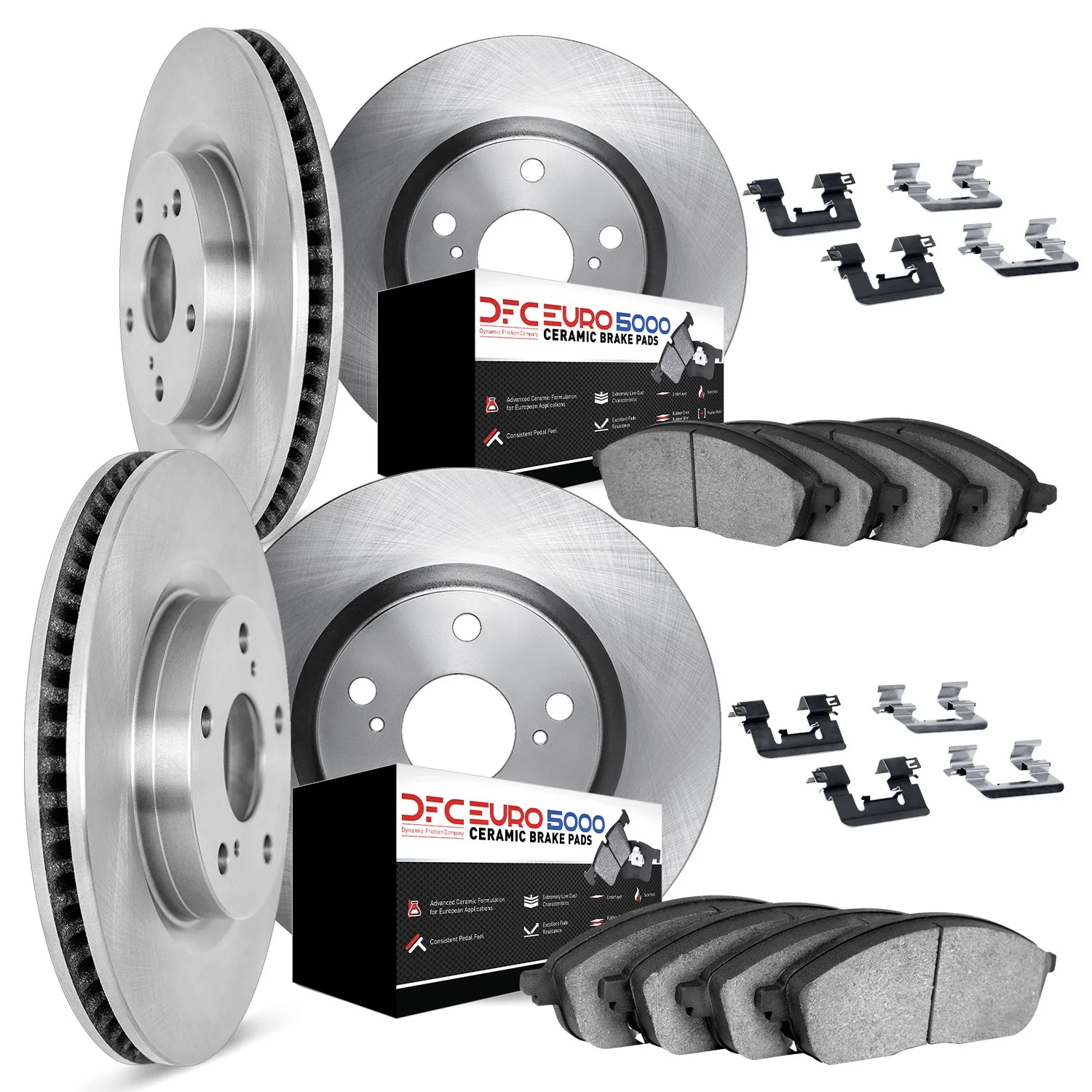 Dynamite Friction 6614-31018 Disc Brake Kit - Front and Rear