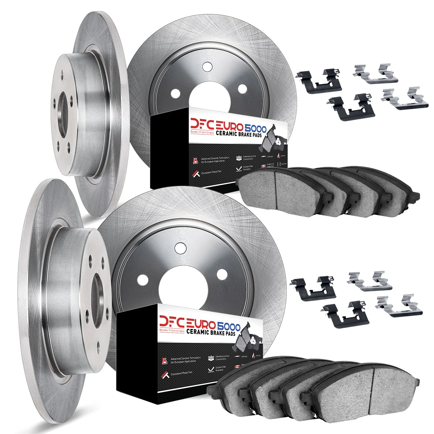 Dynamite Friction 6614-63018 Disc Brake Kit - Front and Rear