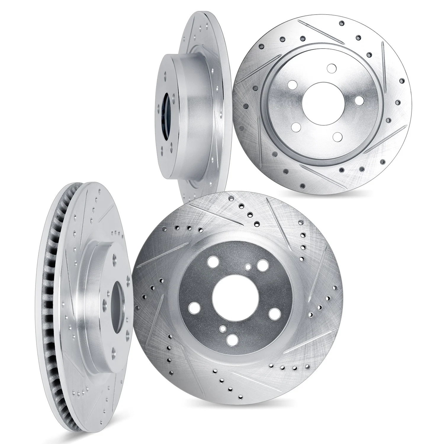 Dynamite Friction 7004-45000 Disc Brake Rotor Set - Front and Rear