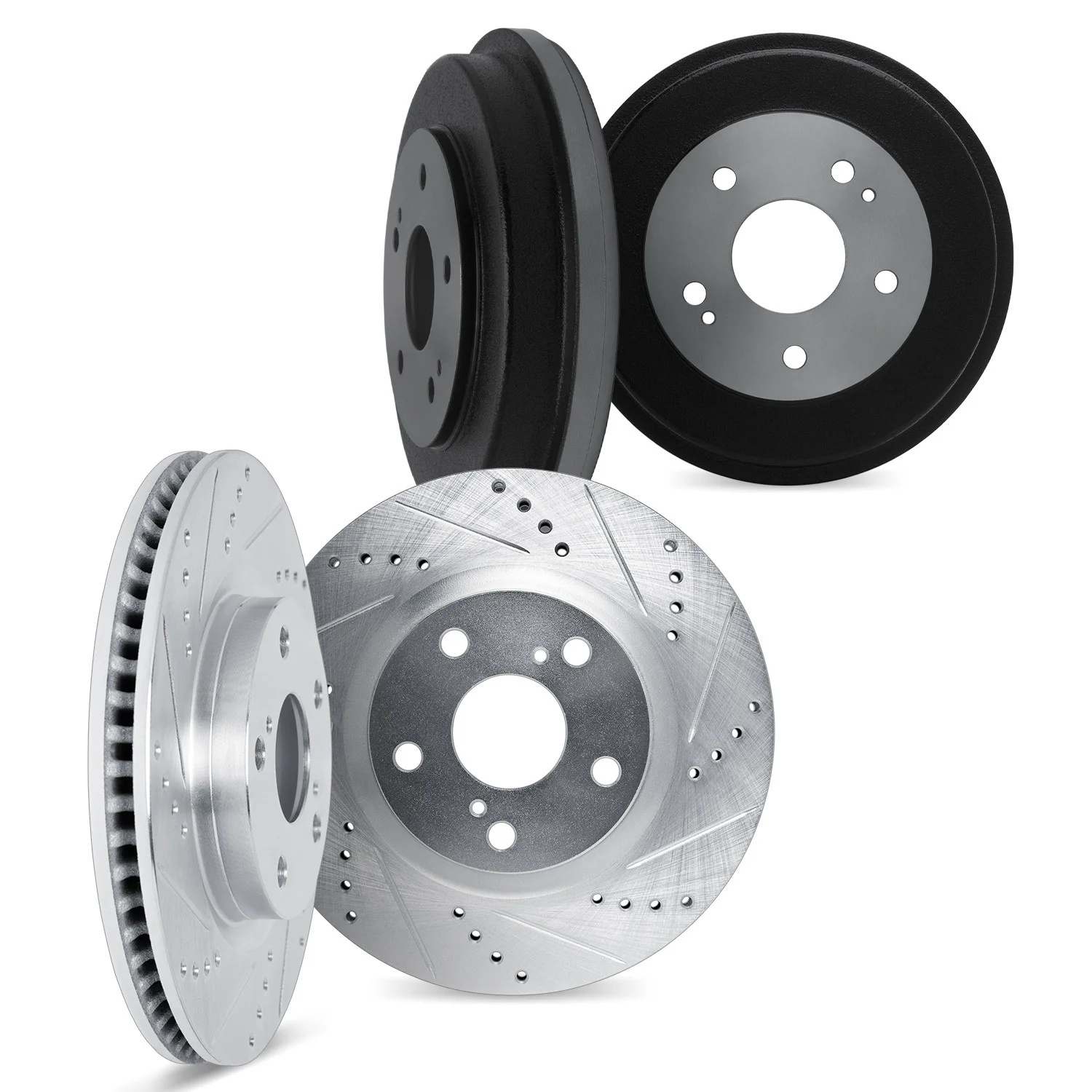 Dynamite Friction 7004-54014 Disc Brake Kit - Front and Rear