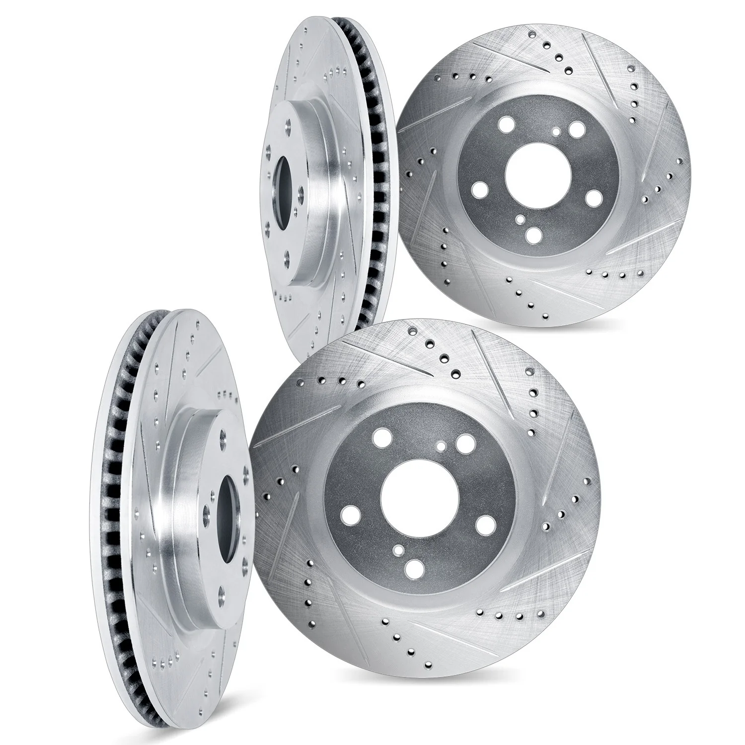 Dynamite Friction 7004-54308 Disc Brake Rotor Set - Front and Rear