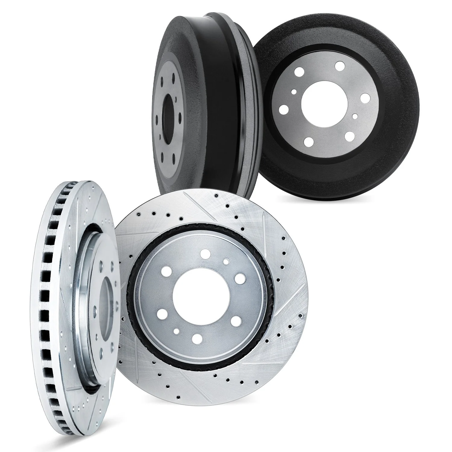 Dynamite Friction 7004-76108 Disc Brake Kit - Front and Rear