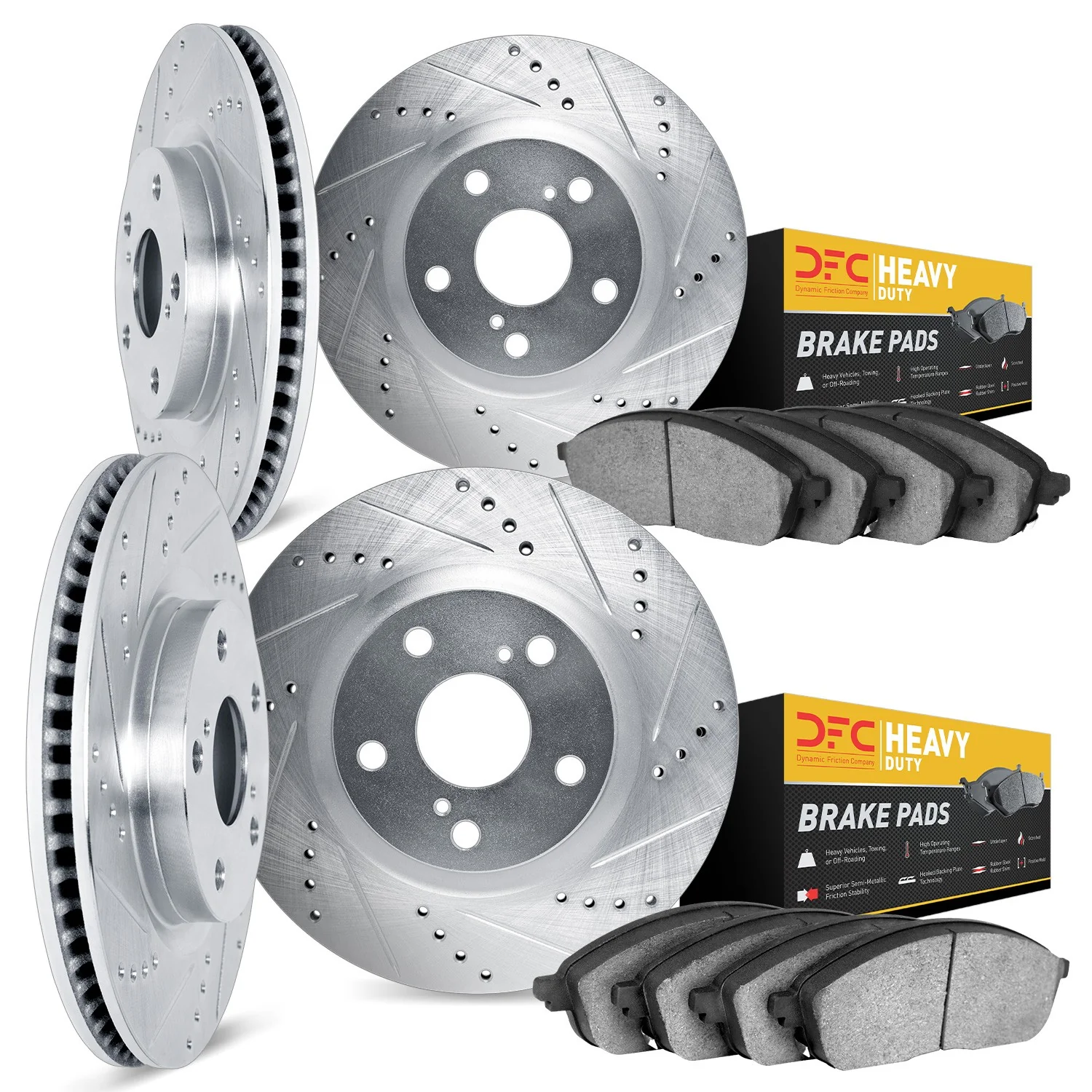 Dynamite Friction 7204-99029 Disc Brake Kit - Front and Rear