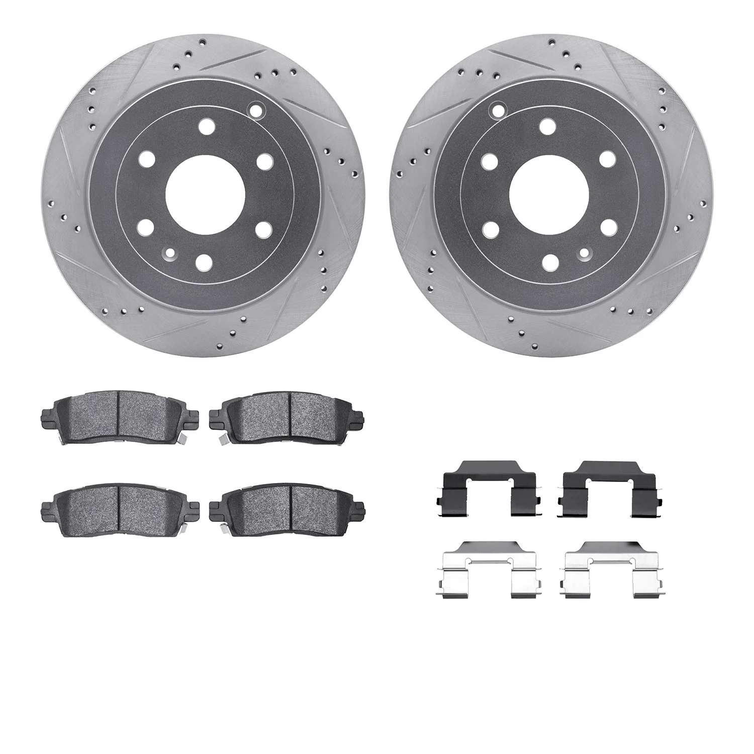 Dynamite Friction 7212-48152 Disc Brake Kit - Rear