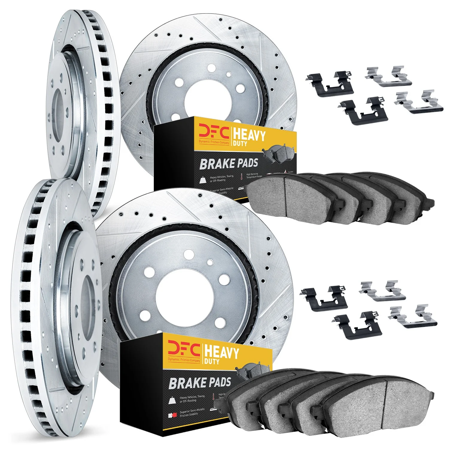 Dynamite Friction 7214-48020 Disc Brake Kit - Front and Rear