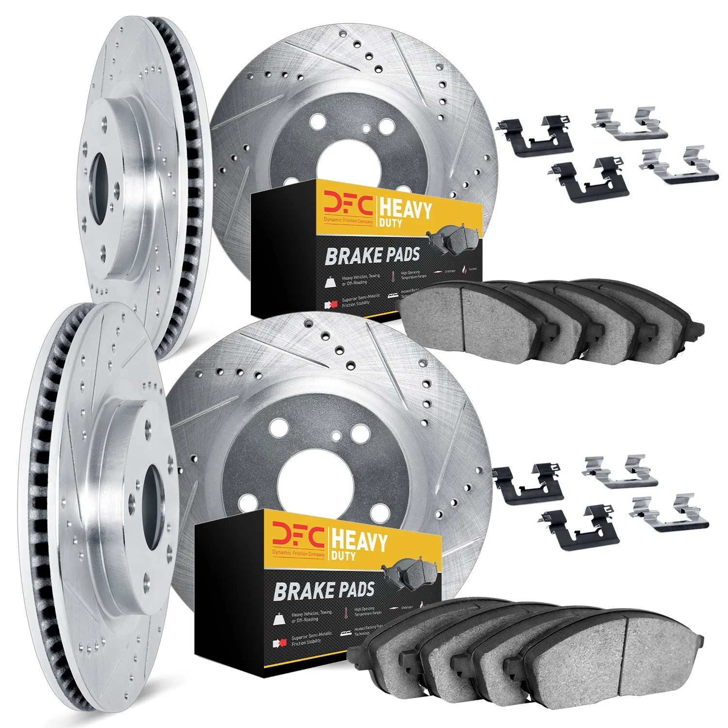 Dynamite Friction 7214-99028 Disc Brake Kit - Front and Rear