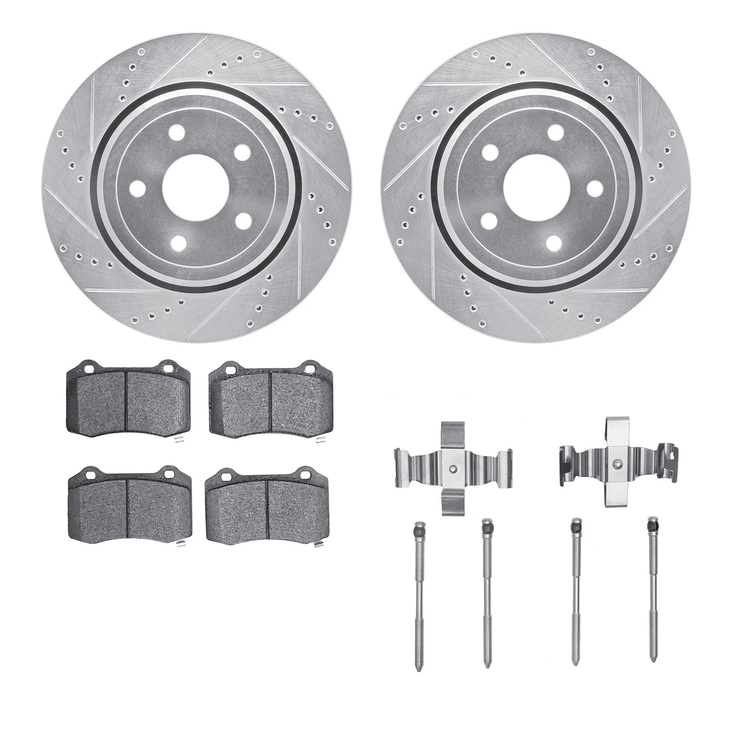 Dynamite Friction 7412-42011 Disc Brake Kit - Rear