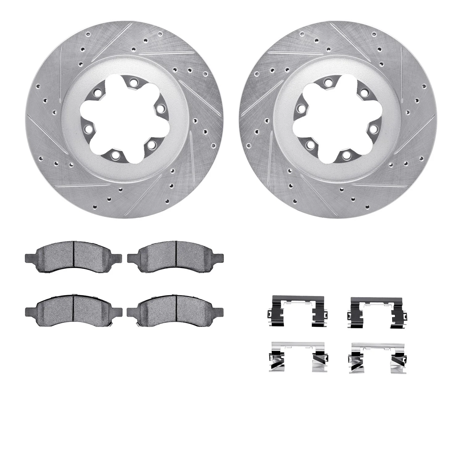 Dynamite Friction 7412-48042 Disc Brake Kit - Front
