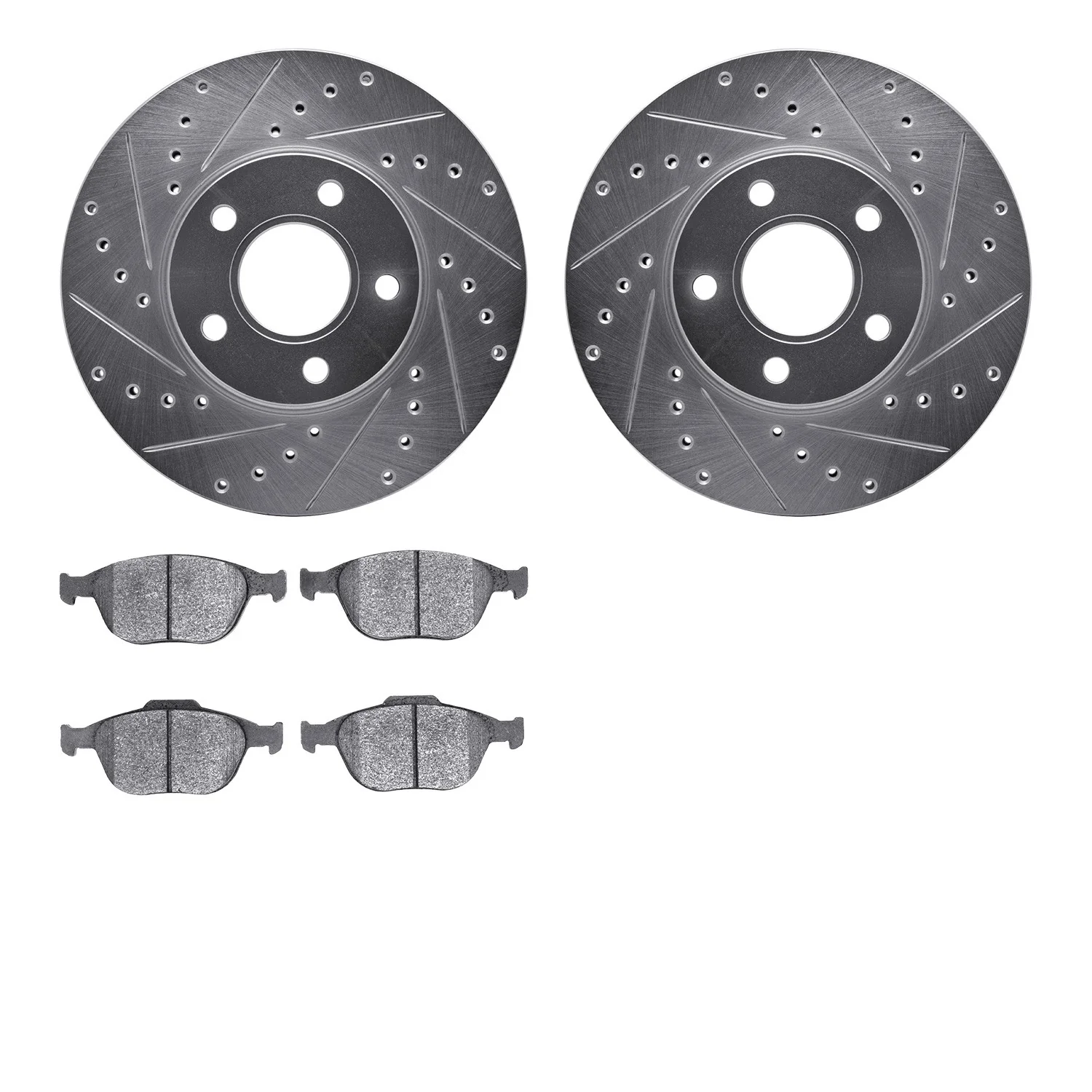 Dynamite Friction 7502-54086 Disc Brake Kit - Front